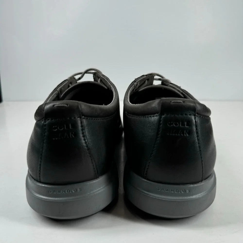 Cole Haan Grand Plus Essex Men's US 12M Magnet Grey Leather Wedge Oxford C28730